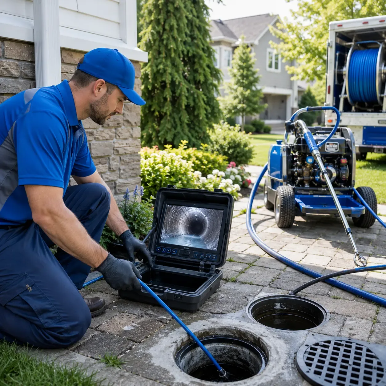 Outdoor drain cleaning professionals serving Trafford, PA
